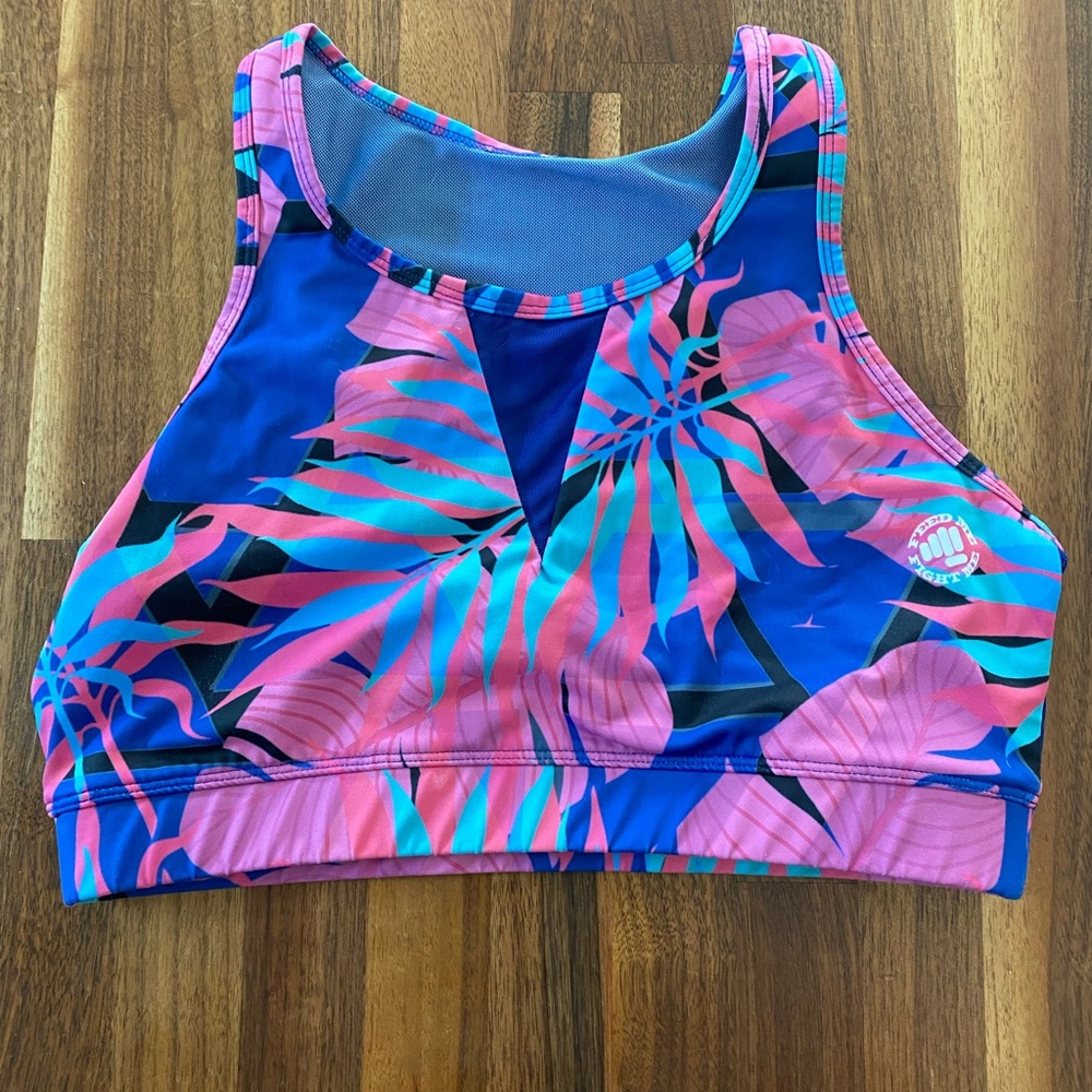 FMFM tropical sports bra- great condition